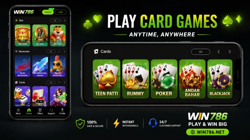 cards games in win786 game