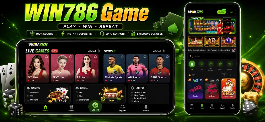 Live Games in WIN 786