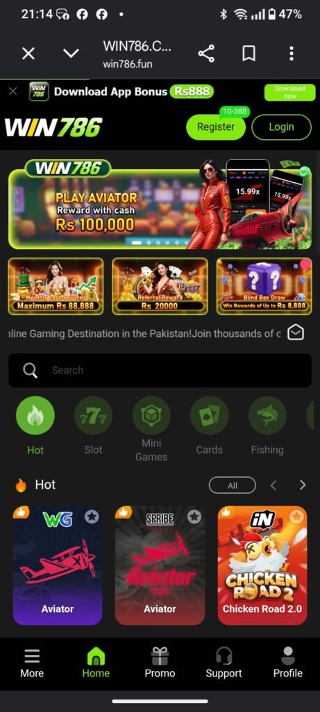 win 786 game